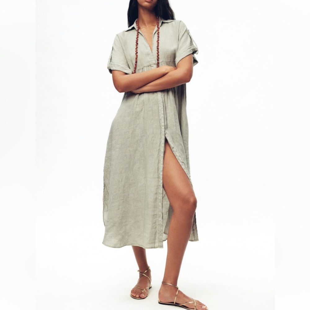 Zara linen the Lovina Dress 4786/318